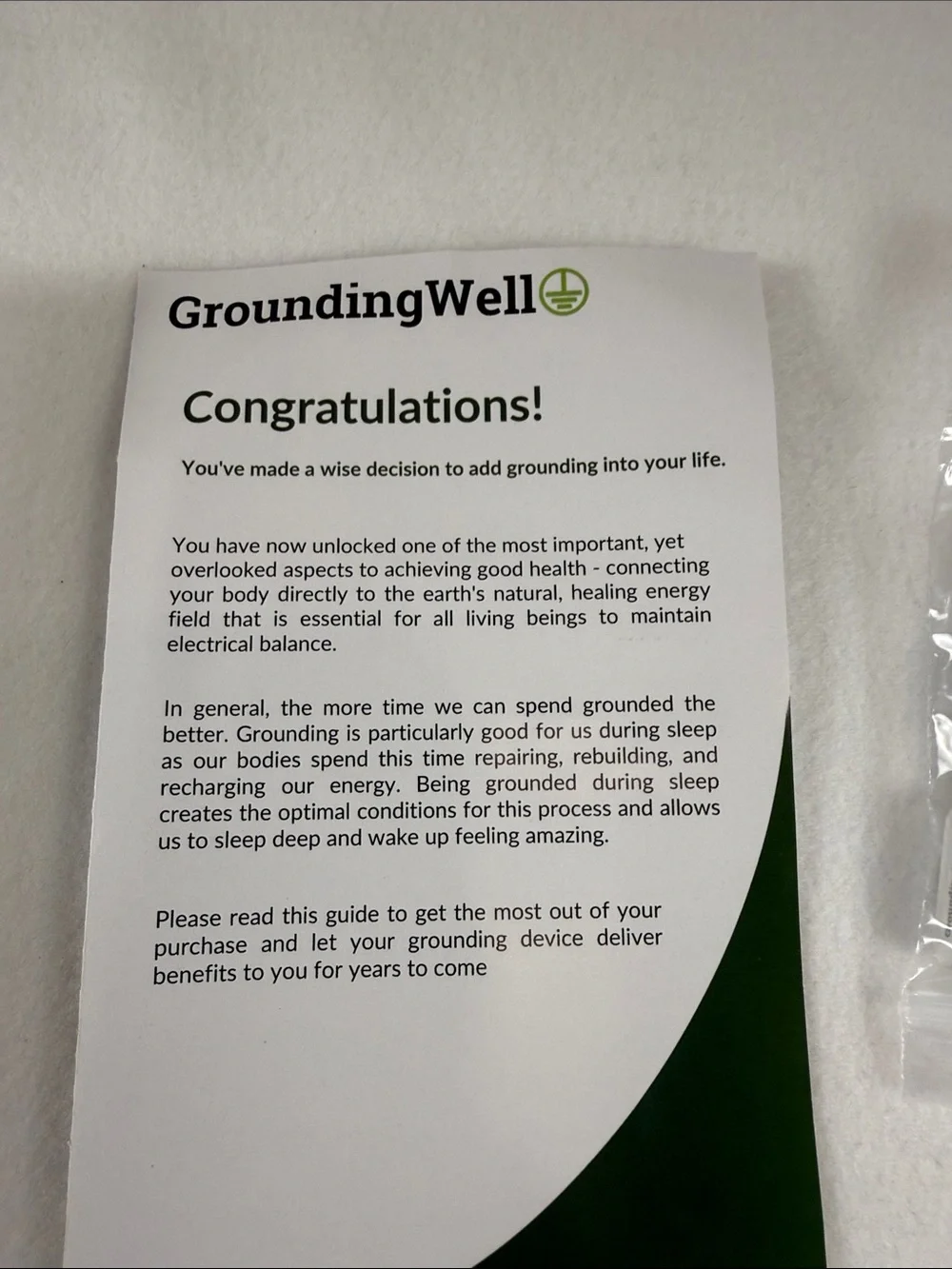 White Flat Sheet — Grounding Sleep Accessory